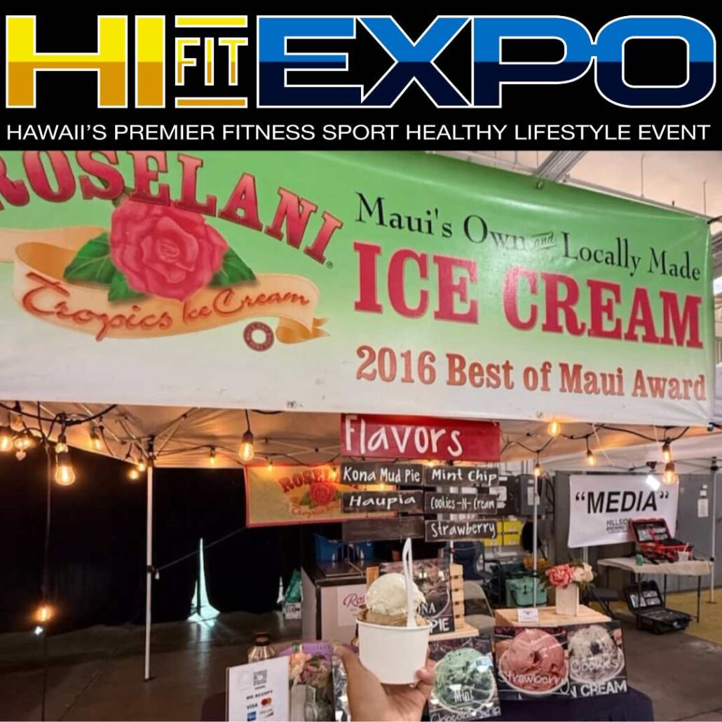 Roselyn Ice cream at Hawaii Fit Expo