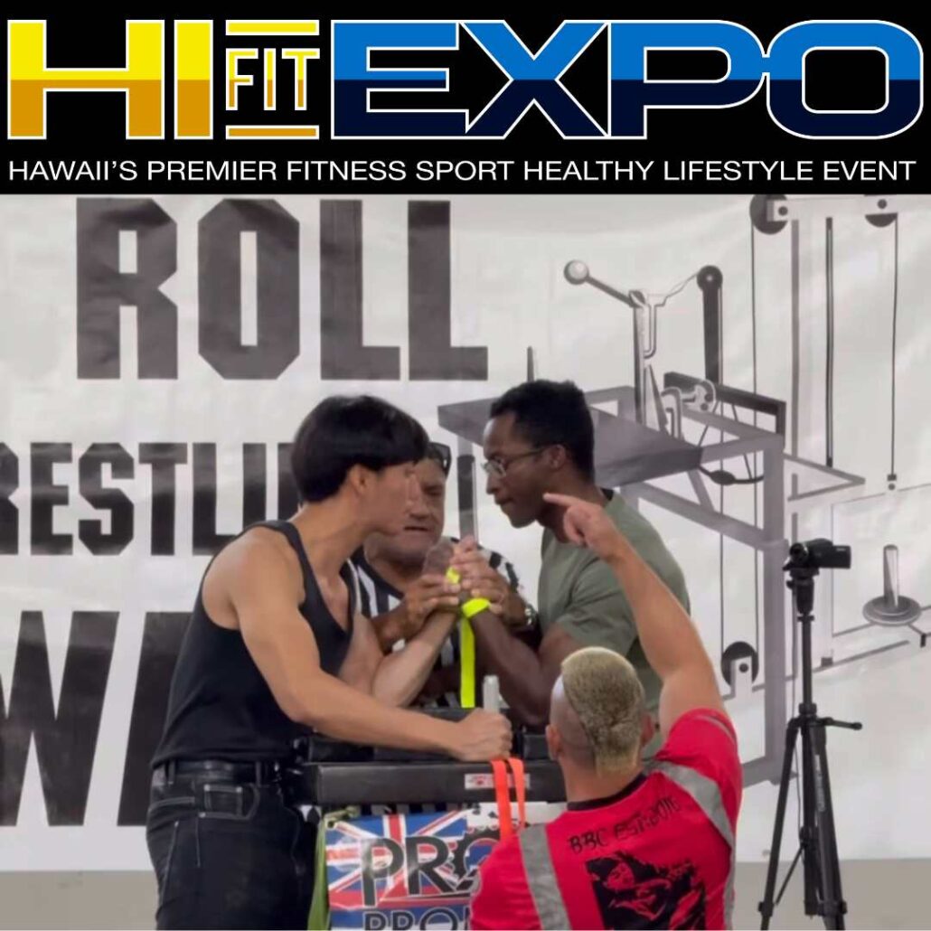 Top Roll Arm Wrestling at Hi Fit Expo