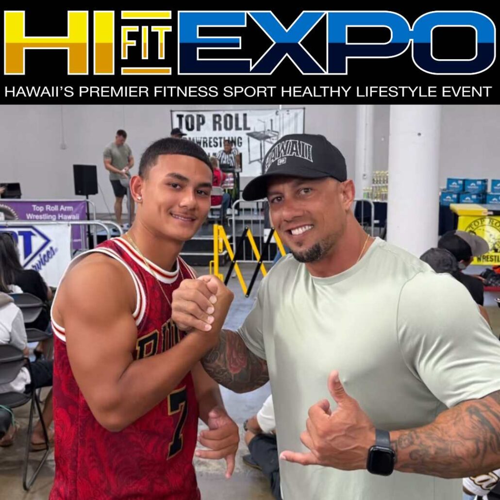 Top Roll Arm Wrestling Chad Owens at Hi Fit Expo