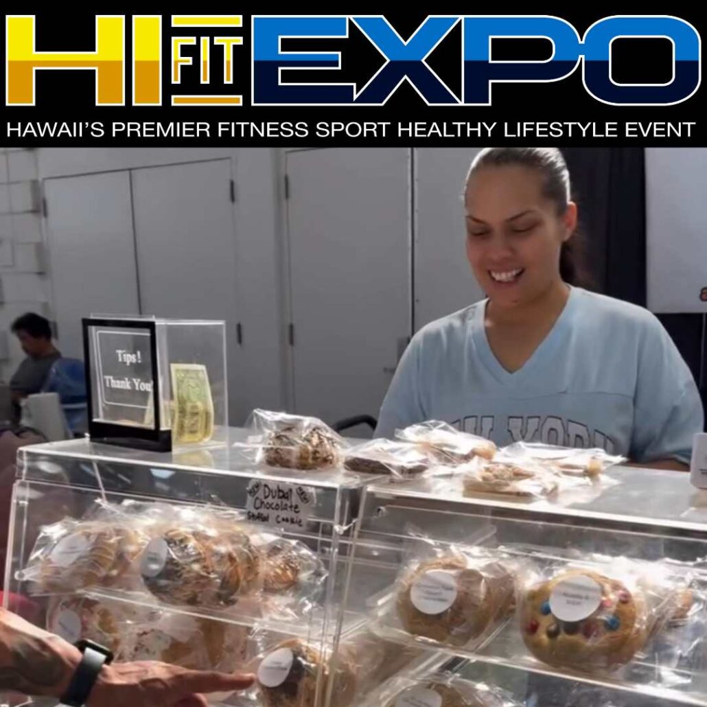 These Stuffed Cookies at Hawaii Fit Expo